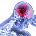 Graphic of human head and neck representing CIRS treatment from Flourish Clinic